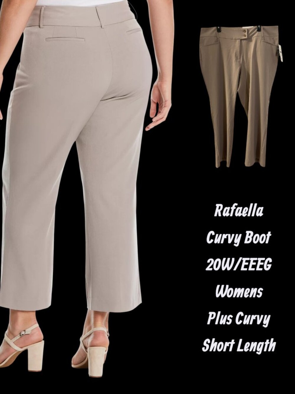 Rafaella Curvy Boot Cut Pant